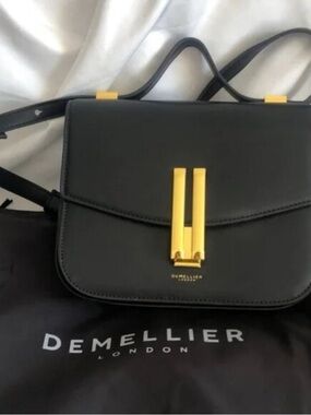 NWT DeMellier London Vancouver Black Crossbody Bag